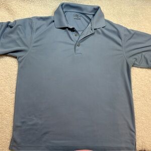 PGA Tour Men's Slate Blue Polo Shirt | Size Large